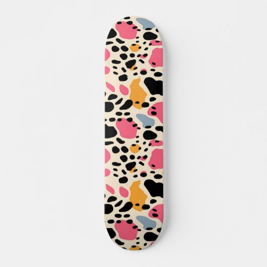 Skateboard Colorful Animal Print 07 (Devant)