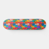 Skateboard Colorful cats (Horz)