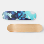 Skateboard Colosal monstruo azul del bosque (Horizontaal)