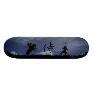 Skateboard Combat en duel de samouraïs