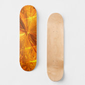Skateboard Combes dorés Abstraits (Recto)