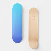 Skateboard Combinaison de couleurs bleu deux tons (Recto)