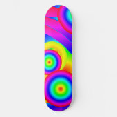 Skateboard Comète abstraite (Recto)
