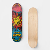 Skateboard Comic Explosion Pop Art - Bold 'Boom ! ' & 'Kapow  (Recto)
