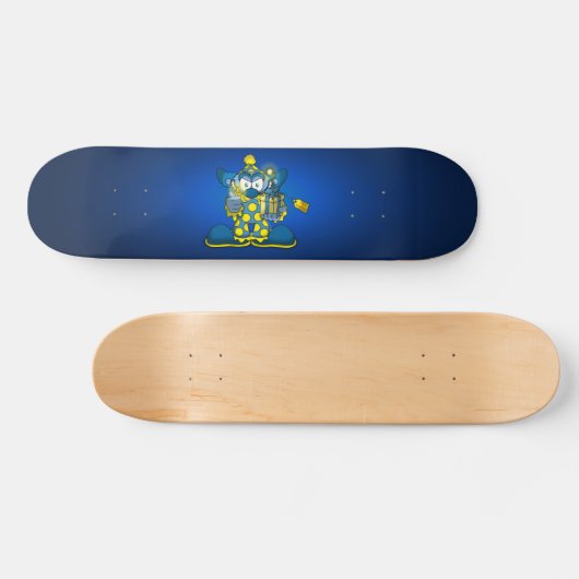 Skateboard Comique le clown (Horz)