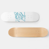 Skateboard Comme une fille, comme un pont de patinage (Horz)