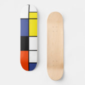 Skateboard Composition A de Piet Mondrian - Art Moderne Abstr (Recto)