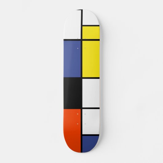 Skateboard Composition A de Piet Mondrian - Art Moderne Abstr (Recto)