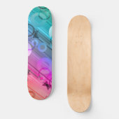 Skateboard Composition Abstraite (Recto)