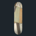 Skateboard Composition Abstraite avec des couleurs bouchées<br><div class="desc">Les couleurs muettes de cette composition de Norman Wyatt rappellent les oeuvres abstraites de Piet Mondrian. Tandis que les peintures utilisées sont adoucies,  leurs couleurs ensemble parlent fort et attirent l'attention sur la pièce. Achetez votre exemplaire aujourd'hui !</div>