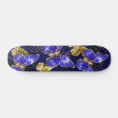 Skateboard Composition avec papillons Sapphire (Horz)