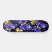 Skateboard Composition avec papillons Sapphire (Horz)