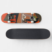 Skateboard Composition (huile sur la toile) (Horz)