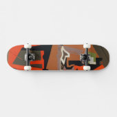 Skateboard Composition (huile sur la toile) (Horz)