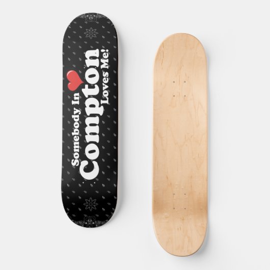 SKATEBOARD COMPTON LOVE ME (Recto)