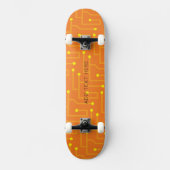 Skateboard Computer Tech Orange Yellow Kids Circuit Board (Recto)