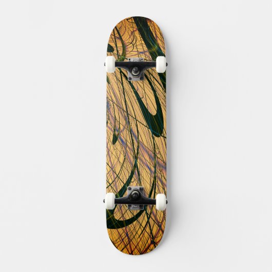Skateboard Conception Abstraite de la jungle 2 (Recto)