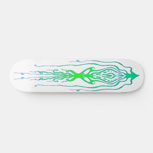 Skateboard Conception Abstraite de tatouage de poulpe tribal  (Horz)