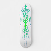 Skateboard Conception Abstraite de tatouage de poulpe tribal  (Devant)