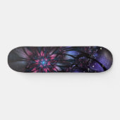 Skateboard Conception Abstraite des fleurs fractales. (Horz)