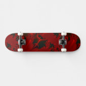 Skateboard Conception Abstraite Rouge (Horz)