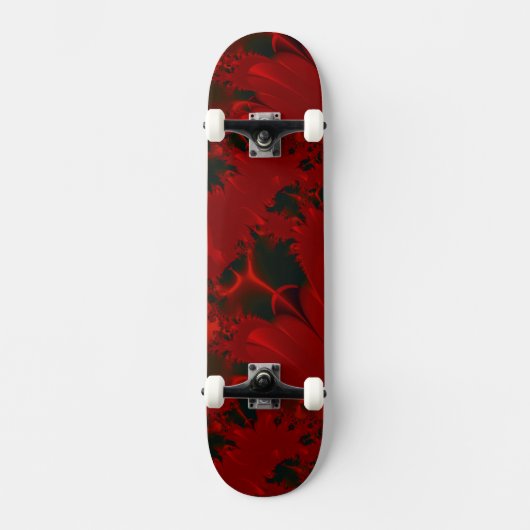 Skateboard Conception Abstraite Rouge (Recto)