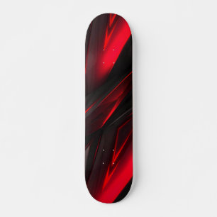 Skateboard Conception abstraite rouge au point