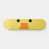 Skateboard Conception animale mignonne de visage de canard (Horz)