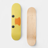 Skateboard Conception animale mignonne de visage de canard (Recto)