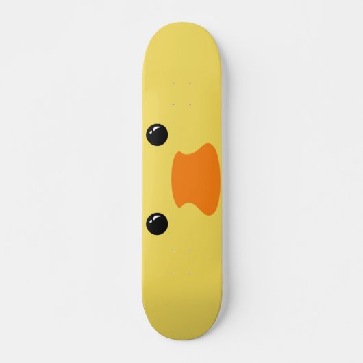 Skateboard Conception animale mignonne de visage de canard (Devant)