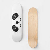 Skateboard Conception animale mignonne de visage de panda (Recto)