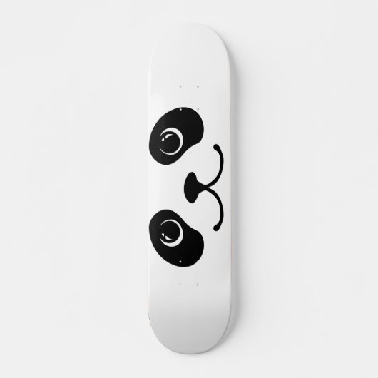 Skateboard Conception animale mignonne de visage de panda (Devant)