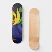 Skateboard conception arc-en-ciel (Recto)