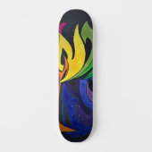 Skateboard conception arc-en-ciel (Recto)
