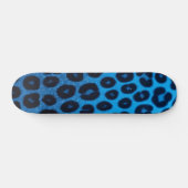 Skateboard Conception audacieuse d'impression de guépard bleu (Horz)