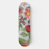 Skateboard Conception botanique vintage (Recto)