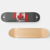 Skateboard Conception canadienne fraîche de drapeau (Horz)