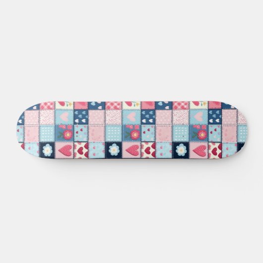 Skateboard Conception Charming Cute Patchwork (Horz)