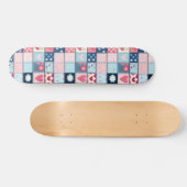 Skateboard Conception Charming Cute Patchwork (Horz)