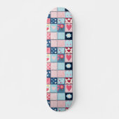 Skateboard Conception Charming Cute Patchwork (Devant)