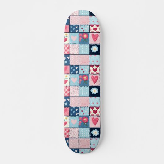 Skateboard Conception Charming Cute Patchwork (Devant)