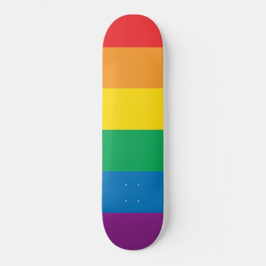 Skateboard Conception colorée d'arc-en-ciel de la fierté | (Recto)