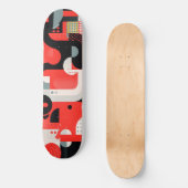 Skateboard Conception complexe avec formes et points (Recto)