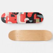 Skateboard Conception complexe avec formes et points (Horz)