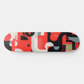 Skateboard Conception complexe avec formes et points (Horz)