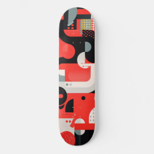 Skateboard Conception complexe avec formes et points