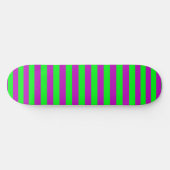 Skateboard Conception de bandes violettes et vertes (Horz)