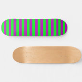 Skateboard Conception de bandes violettes et vertes (Horz)