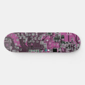 Skateboard Conception de carte de circuit imprimé PCB violet (Horz)