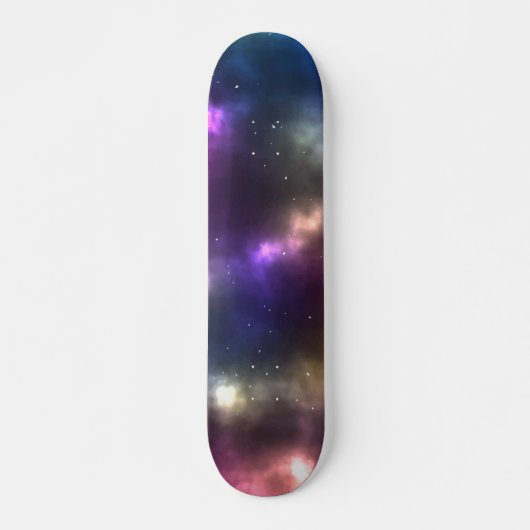 Skateboard Conception de constellations de l'espace cosmique (Devant)